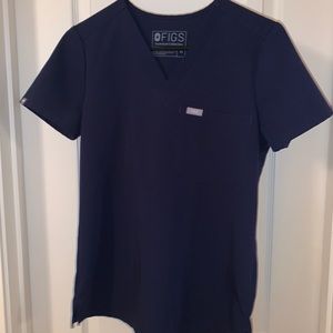 FIGS XS Women’s Navy Scrub Top